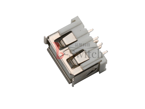 USB AF短体 180度 立式有边