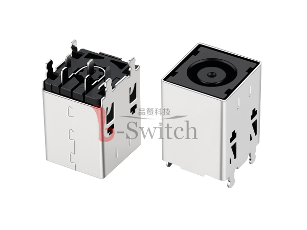 立式圆孔大电流DC插座DC-S015X