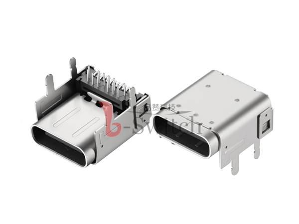 板上TYPE-C母座|卧式TYPE-C母座|沉板TYPE-C母座|TYPE-C连接器_品赞电子