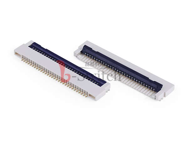 0.8mm Pitch H1.80mm 前掀盖下接带锁扣