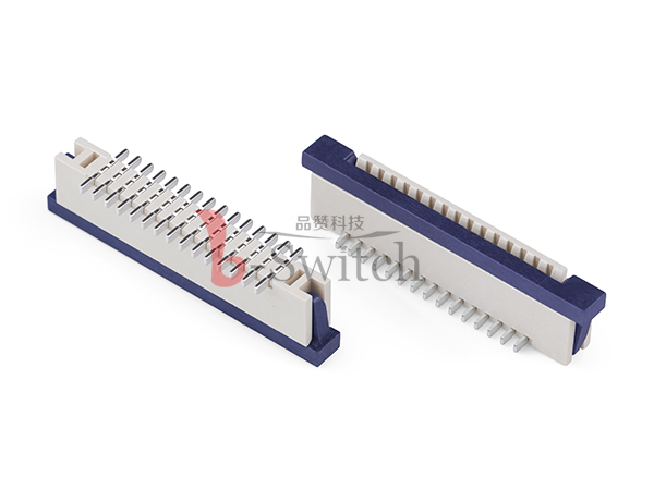 1.0mm Pitch H5.40mm 立贴一字型抽屉式