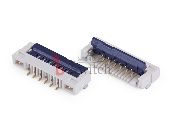 1.0mm Pitch H1.80mm 前掀盖下接带锁扣