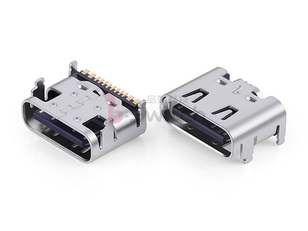 板上前插后贴16pin Type C母座