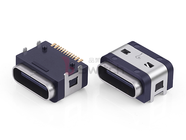 板上16pin防水IPX7 Type C母座