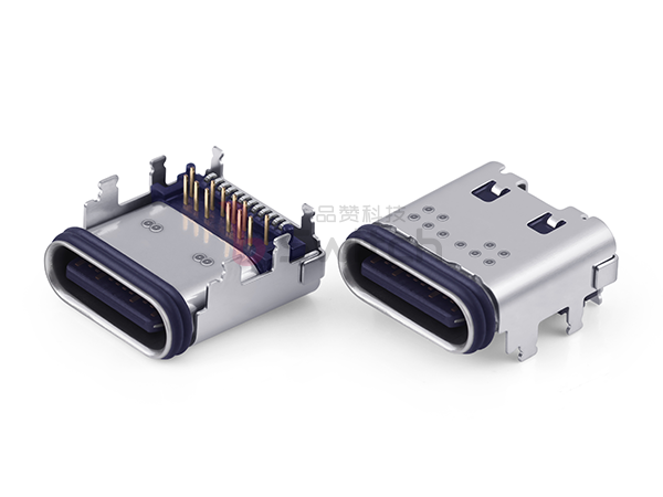 IPX7防水板上24pin Type C母座