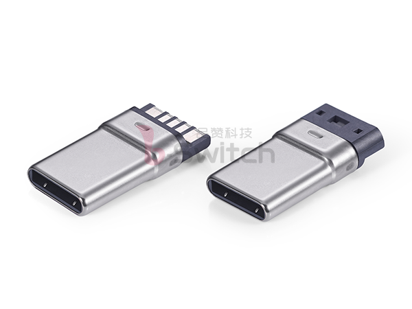 免PCB带焊盘12Pin 焊线式Type C公头