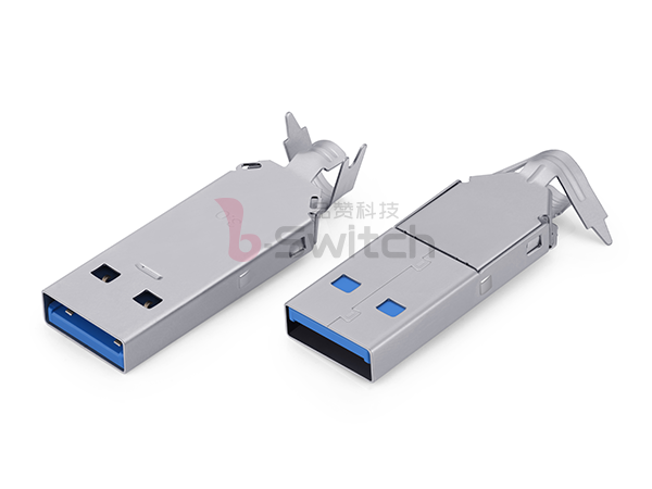 USB3.0 AM三件套焊线式