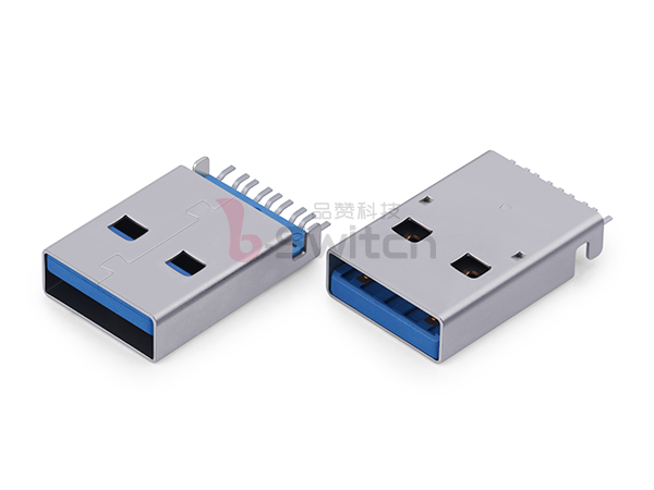 USB3.0 AM沉板1.9 SMT