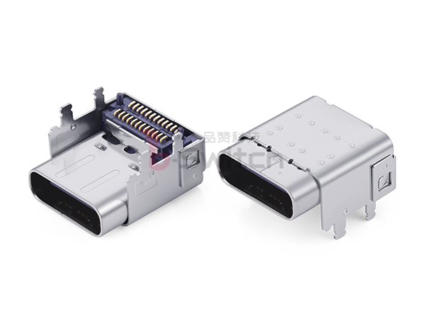 板上双贴24Pin Type C母座