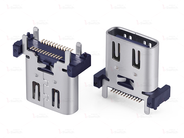 立贴24pin Type C母座