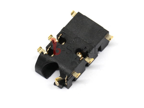 3.5四极6PIN沉板1.08贴片耳机插座