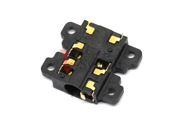 3.5四极6PIN沉板1.63贴片耳机插座